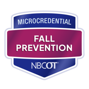 Microcredential Fall Prevention digital badge