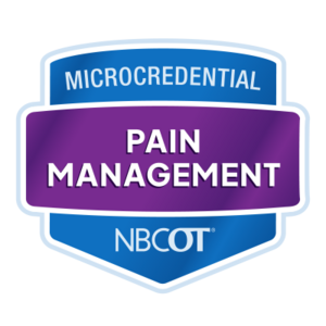 OTR Microcredential Pain Management digital badge