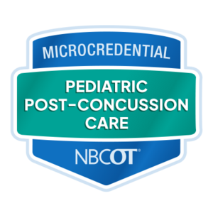 Microcredential Pediatric Post-Concussion Care digital badge